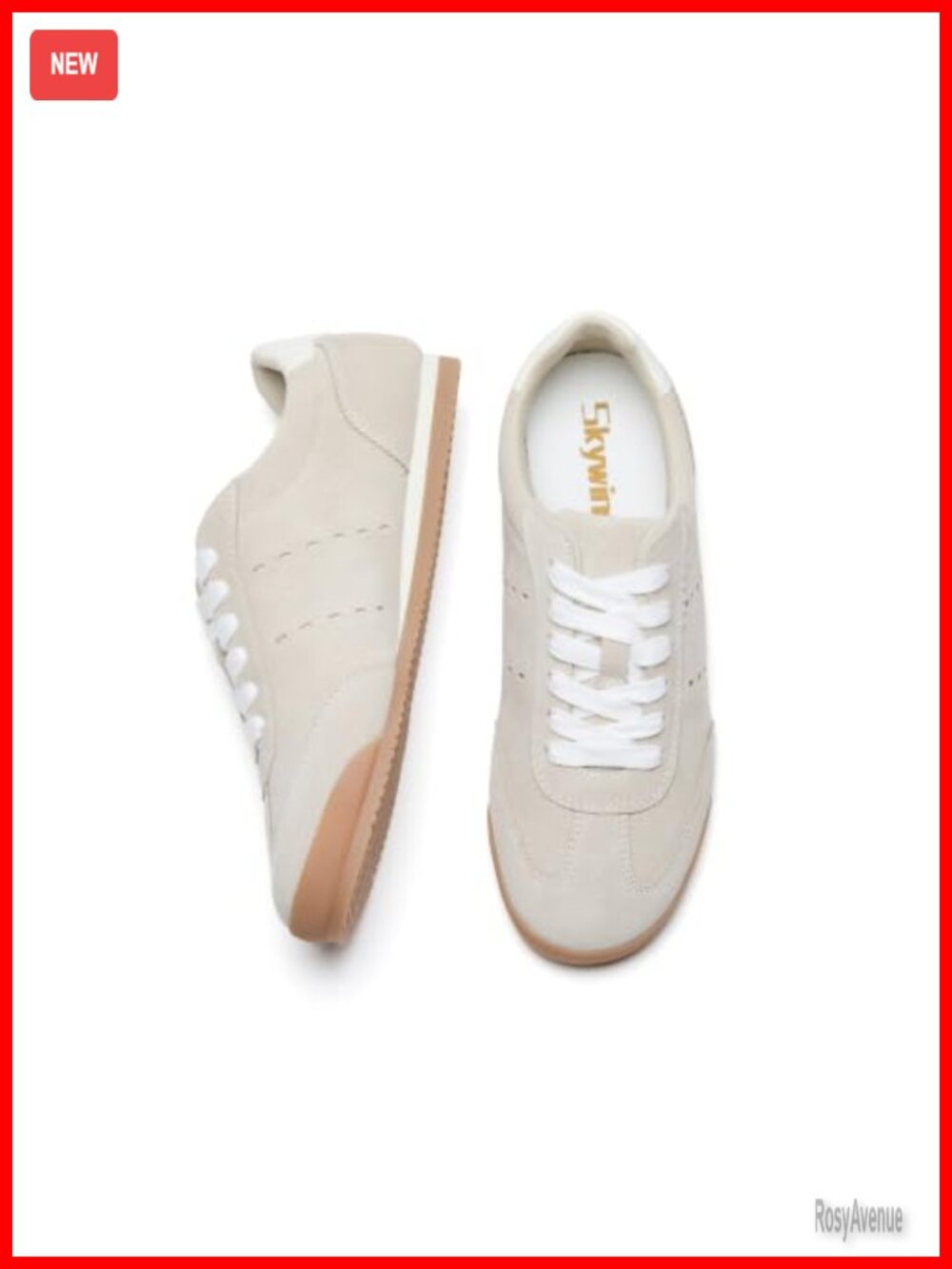 Genuine Suede Leather Sneakers Lightweight Retro Low Profile Walking Shoes